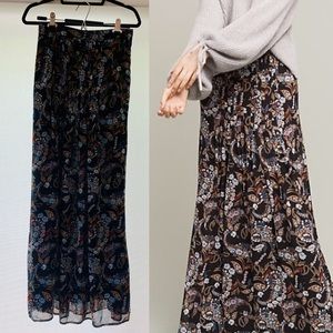 Anthropologie Floral Maxi Skirt by Wayf